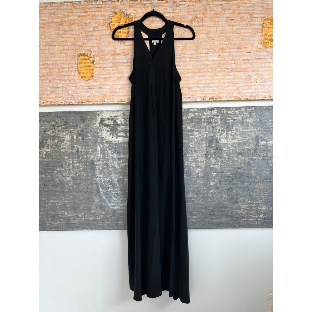 Cuyana Black Silk Maxi Dress - Picture 2 of 5